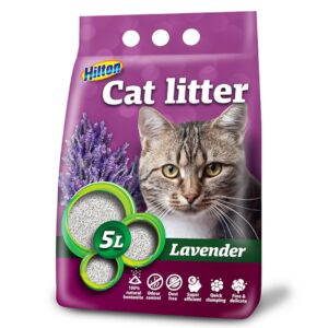 Litière agglomérante HILTON bentonite lavande - 5 l