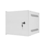 UNITÉ DE PENDERIE LANBERG 10" 4U (280X310, gris) porte en acier