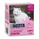 BOZITA Écrevisse en gelée – nourriture humide pour chats – 370 g