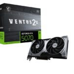 MSI GeForce RTX 5070 12G VENTUS 2X OC NVIDIA 12 Go GDDR7