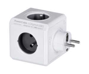 Allocacoc PowerCube Original USB Type E multiprise 4 sortie(s) CA Intérieur Gris