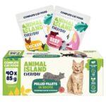 ANIMAL ISLAND Everyday Beef and chicken fillets in broth - nourriture humide pour chat - 40 x 85g