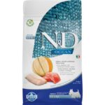 FARMINA N&D Ocean Dog Salmon, Cod, Cantaloupe, Melon Adult Mini - aliments secs pour chiens - 800 g