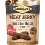 CARNILOVE Meat Jerky Beef & Beef muscle fillet - friandise pour chien - 100g