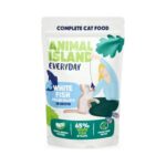 ANIMAL ISLAND Everyday White fish fillets in broth - nourriture humide pour chat - 12 x 85g