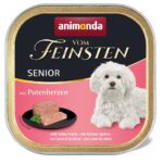 ANIMONDA vom Feinsten Senior Coeurs de dinde - nourriture humide pour chiens - 150 g