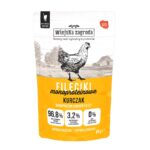 WIEJSKA ZAGRODA Filets Monoprotéiques au Poulet – aliment humide pour chats – 85g
