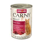 ANIMONDA Carny Adult Beef and hearts - nourriture humide pour chat - 400g