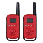 Motorola TALKABOUT T42 talkie-walkie 16 canaux Noir, Rouge