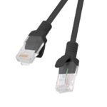 PATCHCORD KAT.6 UTP 1M CZARNY FLUKE PASSED LANBERG 10-PACK