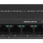 Mercusys MS110P commutateur réseau Géré Fast Ethernet (10/100) Connexion Ethernet, supportant l'alimentation via ce port (PoE) Noir