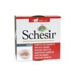 SCHESIR in jelly Tuna with shrimps - nourriture humide pour chat - 85 g