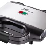 Tefal Ultracompact gaufrier et appareil à croque-monsieur 700 W Noir, Acier inoxydable