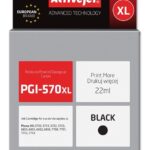Activejet Encre ACC-570BNX (remplacement de Canon PGI-570Bk XL ; Supreme ; 22 ml ; noir)