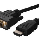 Lanberg CA-HDDV-10CC-0018-BK câble vidéo et adaptateur 1,8 m HDMI Type A (Standard) DVI-D Noir