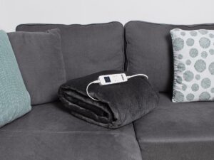 Noveen EB650 couverture et coussin chauffant Couverture chauffante 160 W Gris