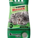 SUPER BENEK STANDARD Litière pour chat Grit bentonite Forêt verte 10 l