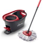 Vileda 4023103227446 seau et système de lavage Réservoir unique Noir, Rouge