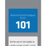Activejet Encre AAE-101C Bouteille d'encre pour imprimante Epson, remplacement Epson 101; Suprême; 70 ml; cyan