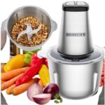 Hachoir électrique pour fruits, légumes et glace acier 500 W