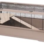 INTER-ZOO Bernie Wood mokka - cage pour rongeurs - 100 x 54 x 39cm