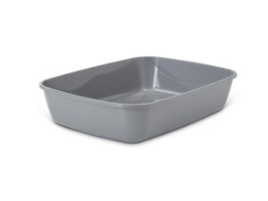 SAVIC IRIZ Gris - bac à litière pour chat - 42 cm - 1 pièce.