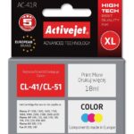 Activejet Encre AC-41R (remplacement Canon CL-41 ; Premium ; 18 ml ; couleur)