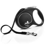 Flexi Black Design L 5 m Jaune Chien Laisse avec enrouleur