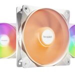be quiet! Light Wings LX 120 mm PWM | Ventilateur PC ARGB White, Pack de 3