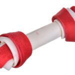 MACED Os lié avec du lard - os à mâcher pour chiens - 16 cm