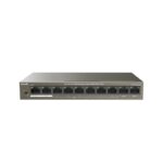 Tenda TEF1110P-8-63W commutateur réseau Non-géré Fast Ethernet (10/100) Connexion Ethernet, supportant l'alimentation via ce port (PoE) Noir