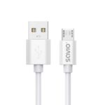 Câble USB 3 m USB 2.0, USB A - Micro USB Blanc SAVIO CL-167