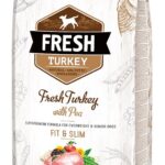 BRIT Fresh Turkey & Pea Fit & Slim - Aliments secs pour chiens Dinde aux petits pois - 12 kg