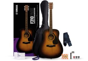 Yamaha F310P Tobacco Brown Sunburst Pack - guitare acoustique avec accessoires