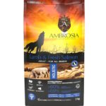 AMBROSIA Lamb and fresh salmon - aliments secs pour chiens - 2kg