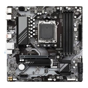 GIGABYTE A620M GAMING X Carte Mère - Prend en charge les processeurs AMD Ryzen 8000, VRM numérique 8+2+1 phases, jusqu'à 8000MHz DDR5 (OC), 1xPCIe 4.0 M.2, LAN GbE, USB 3.2 Gen 2