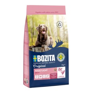BOZITA Original Adult Light Poulet - nourriture sèche pour chiens - 3kg