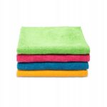 Vileda 141413 Chiffon de nettoyage Microfibre Bleu, Vert, Orange, Rouge 4 pièce(s)