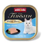 ANIMONDA Vom Feinsten Mildes Menu Turkey and trout - nourriture humide pour chat - 100g
