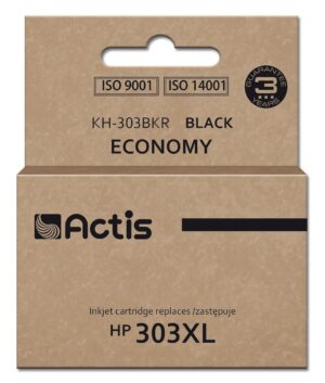 Actis KH-303BKR encre pour imprimante HP, remplacement HP 303XL T6N04AE ; Premium ; 20ml ; 600 pages ; noir