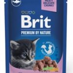 BRIT Premium by Nature Kitten White fish - de croquettes pour chat - 100 g