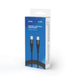 Savio CL-159 câble USB 1 m USB 2.0 USB C - USB C Noir