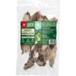 MACED Oreilles de lapin avec poils - Friandise pour chien - 10 pièces