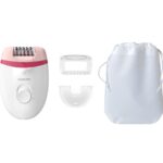 Philips Satinelle Essential Épilateur compact sur secteur, lumière intégrée pour les jambes