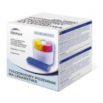 Boîte à pharmacie hebdomadaire ronde 4 pores
