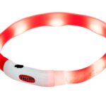 HILTON LED silicone 1,4x0,8x40 cm avec USB - collier pour chien