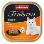 ANIMONDA Vom Feinsten Adult Chicken in carrot sauce - nourriture humide pour chat - 100g