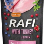 DOLINA NOTECI RAFI - Aliments humides pour chiens - dinde, myrtille, canneberge 300 g