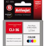 Activejet ACC-36N (remplacement de la CLI-36 de Canon ; Suprême ; 12,5 ml ; couleur)