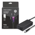 Qoltec 51519.65W Adaptateur secteur pour Dell | 65W | 19,5V | 3,34A | 7,4 * 5,0 + broche | + câble d'alimentation